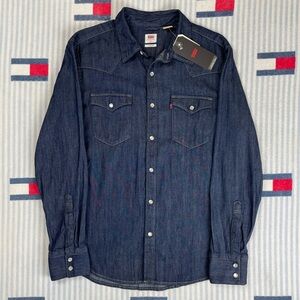 Levi’s Western Cut Pear Snap button down denim shirt